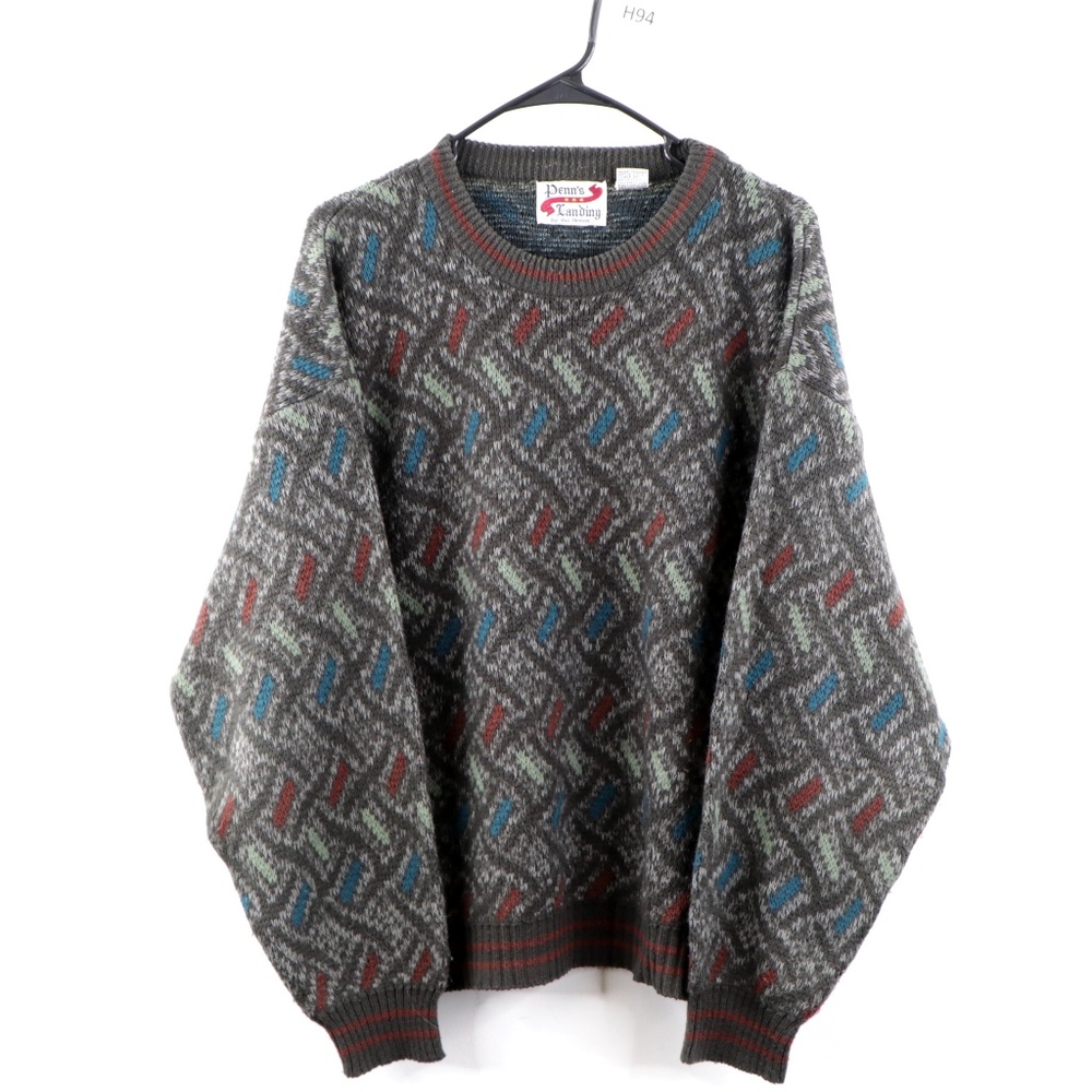 Vintage 90s Streetwear Ed Bassmaster Knit Sweater